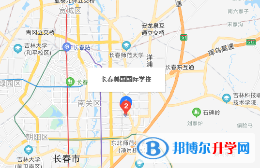 長春美國國際學校初中部地址在哪里